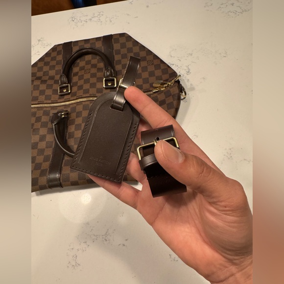 Louis Vuitton Keepall Bandouliere Bag Damier Ebene 45 - Picture 4 of 16